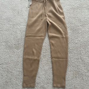 Tan brand new Aritzia cozy joggers